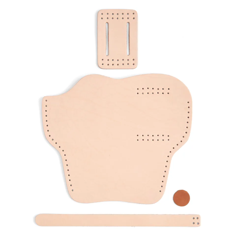 Tandy Leather Bullseye kit holster cuir semi-auto x10 moyen