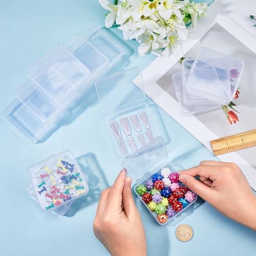 BENECREAT Boîtes plastique 7,7cm transparentes 120 pcs
