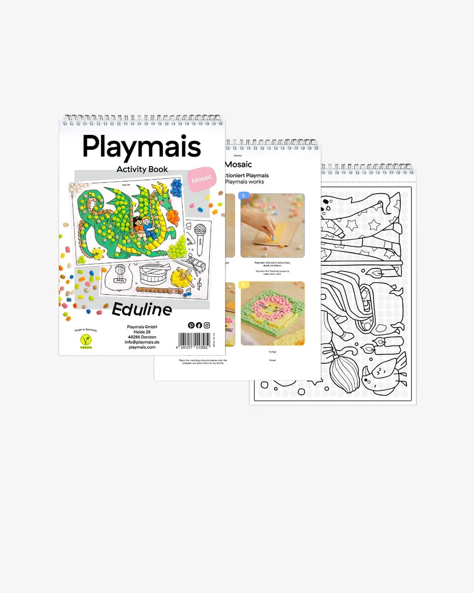 Playmaïs Eduline Mosaic livre activité 40 pages