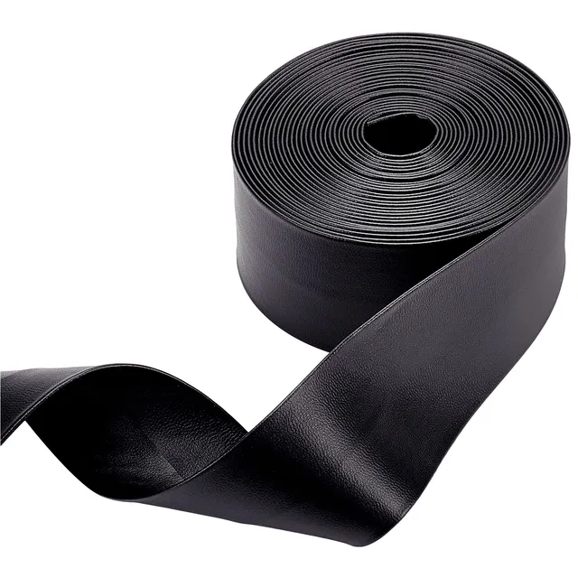 BENECREAT bande similicuir noir 40mm x 5m
