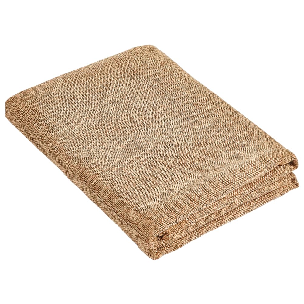 BENECREAT Tissu Grille Haut-Parleur Lin Mocassin 1x1,46 m