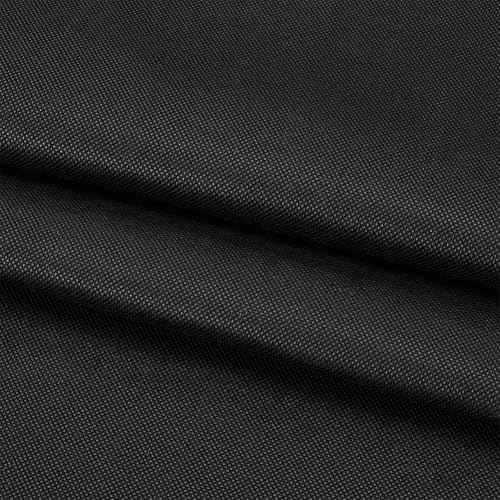 BENECREAT Tissu Housse Poussière Cambric Noir Non-tissé 1,6x5m