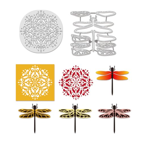 BENECREAT Matrices Découpe Libellule Dies Scrapbooking 0,8mm