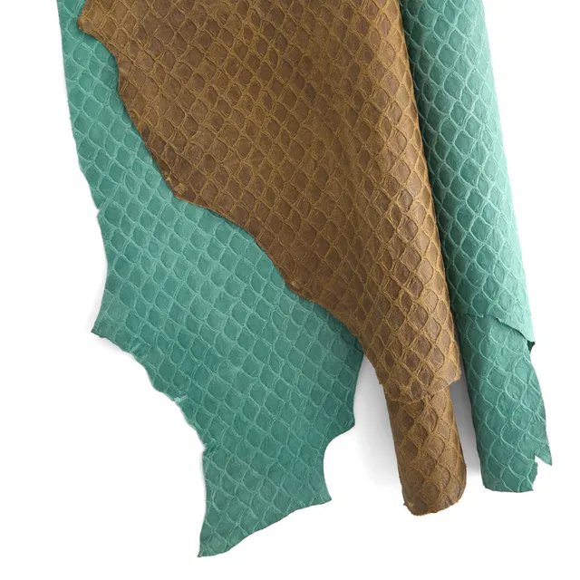 Tandy Leather Écailles double épaule cuir olive