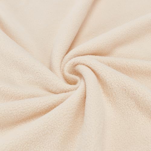BENECREAT tissu polaire papaye 2 m x 160 cm polyester