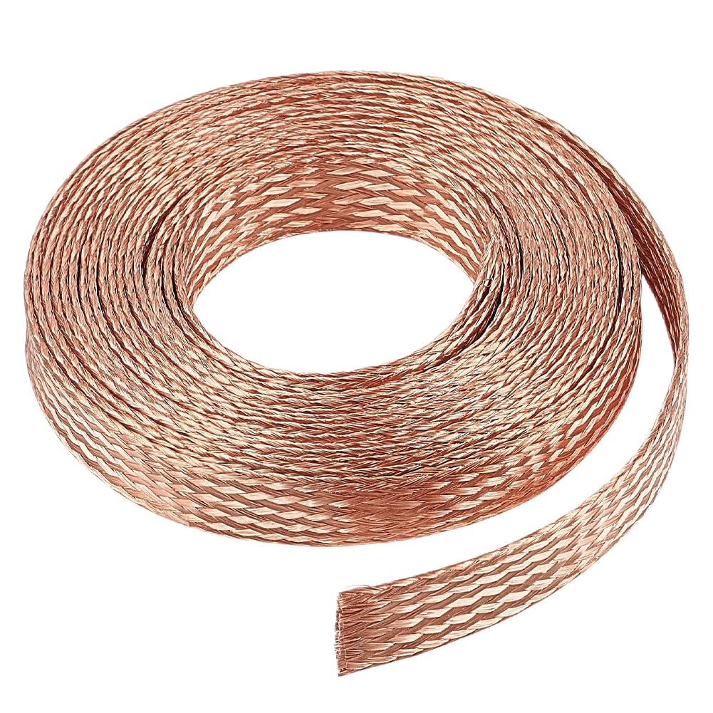 BENECREAT Tresse plate ruban de masse argent 15 mm 4 m