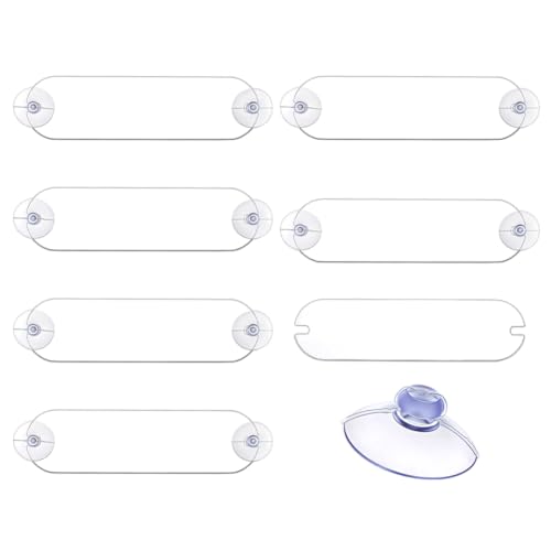 BENECREAT Support Transpondeur Pare-brise Acrylique 6pcs ovale