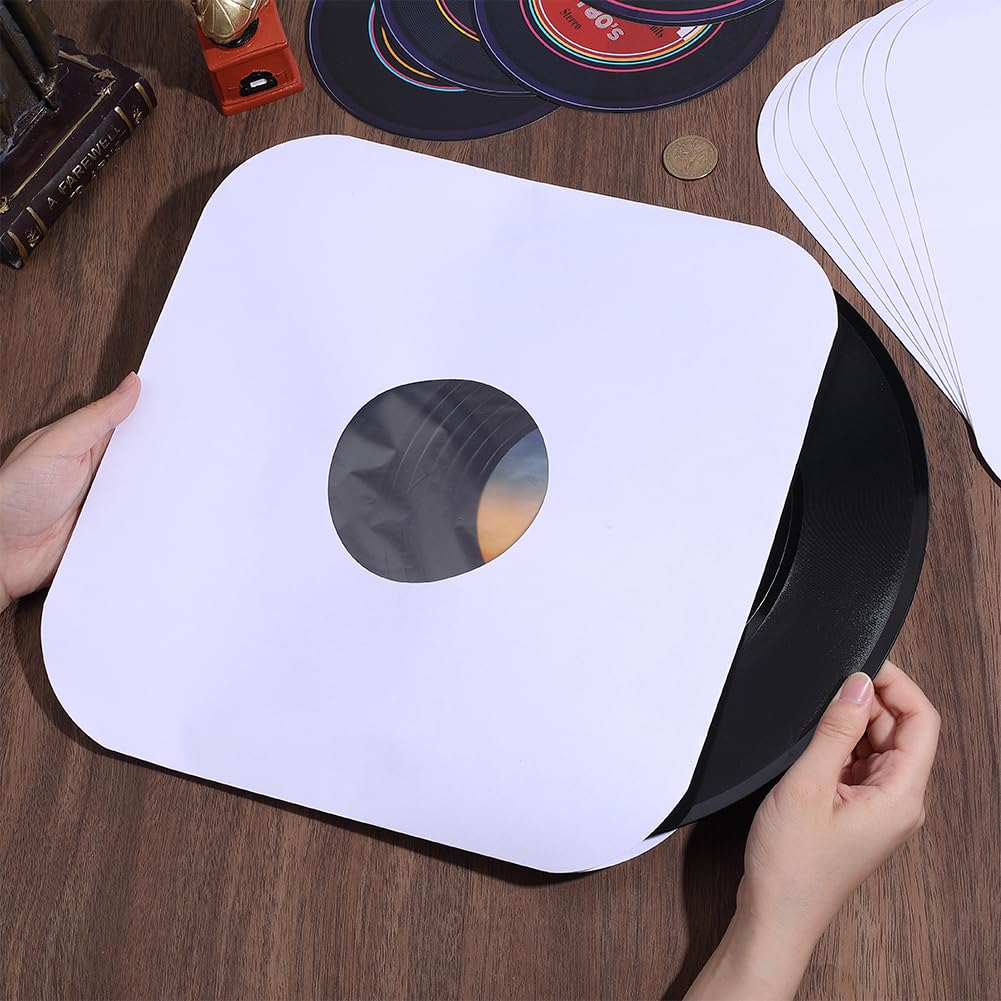 BENECREAT Pochettes vinyle 30,5cm kraft lot 20 antistatique