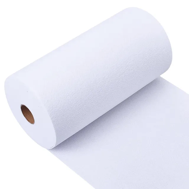 BENECREAT Molleton Thermocollant Blanc Polyester 30cm x 9,14m