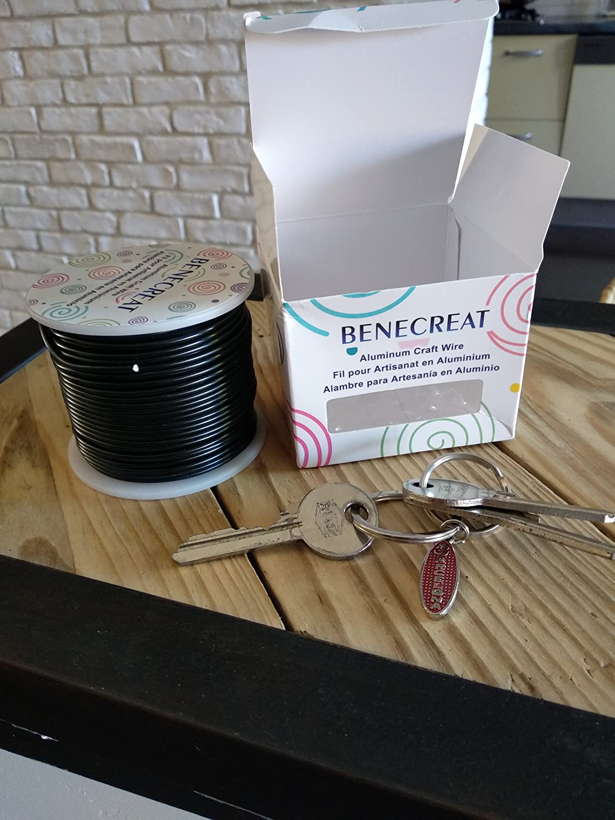 BENECREAT fil aluminium violet 0,8 mm 235 m
