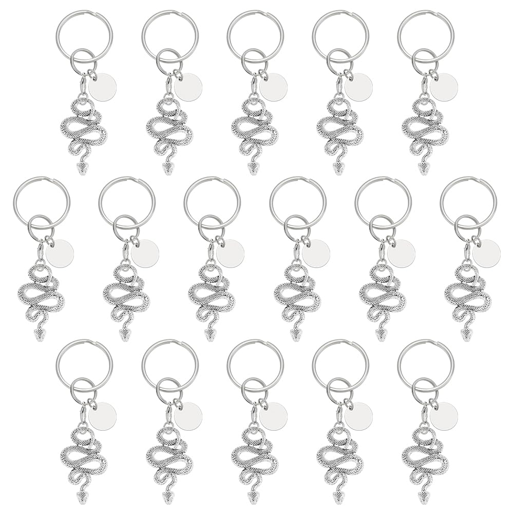 BENECREAT Luna Gothique Papillon porte-clés lot 16 argent antique