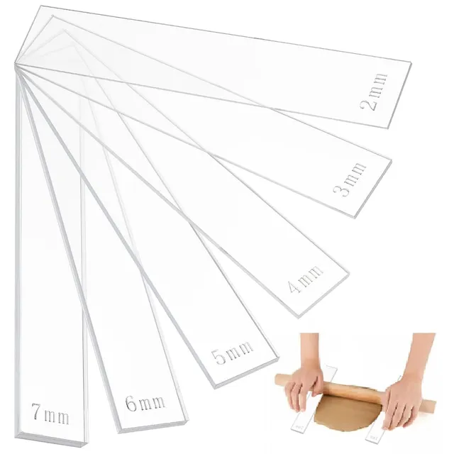 BENECREAT guides profondeur argile polymère 12 pcs 6 tailles