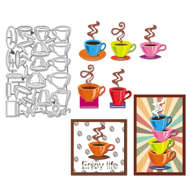 BENECREAT matrice de découpe tasse à café 189x133mm acier