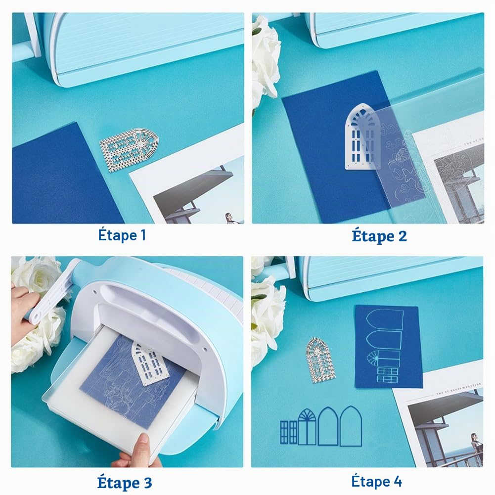 BENECREAT Cadre porte fenêtre dies découpe métal scrapbooking