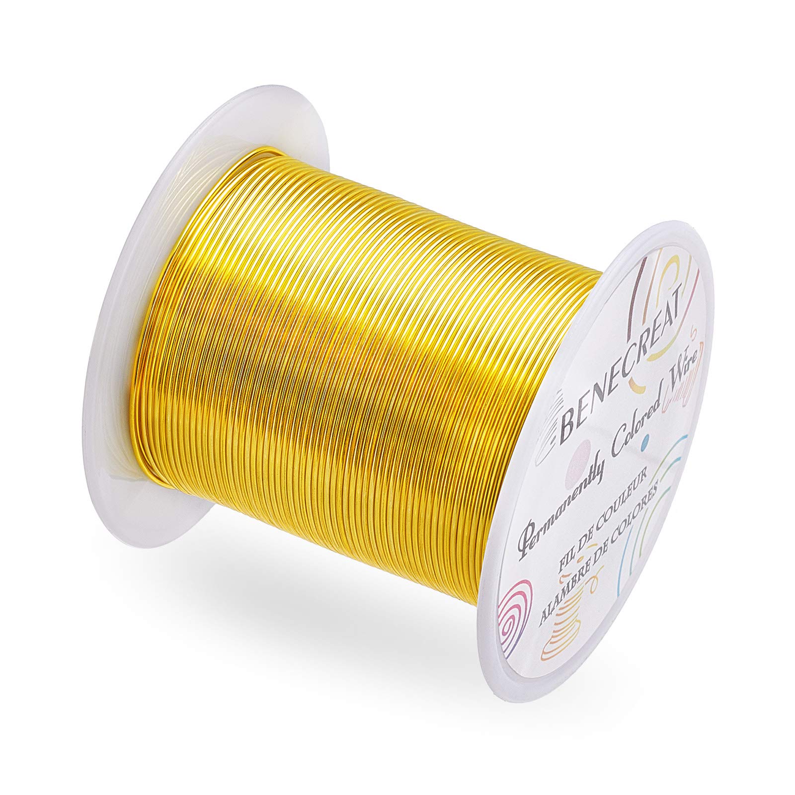 BENECREAT fil cuivre doré 0,8 mm 30 m