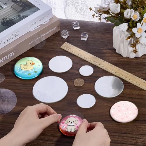 BENECREAT Film Protecteur Badge 300 pcs 5 Tailles Transparent
