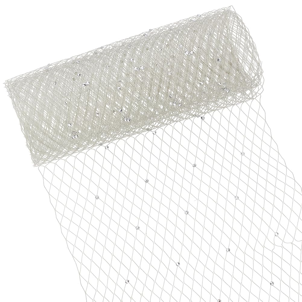 BENECREAT Tulle Russe Bleu Marine 2m x 25cm Voile