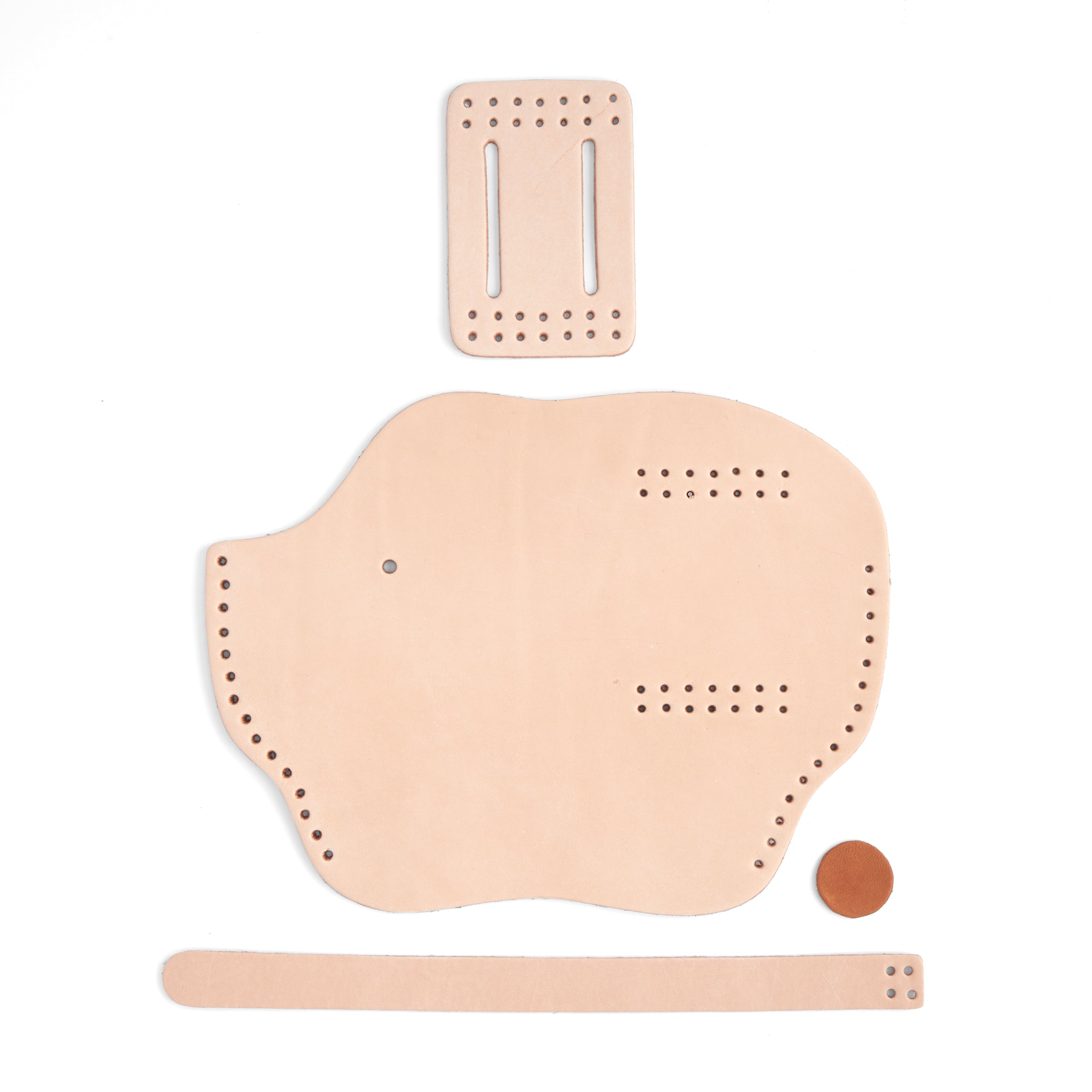 Tandy Leather Bullseye kit holster cuir semi-auto x10 moyen