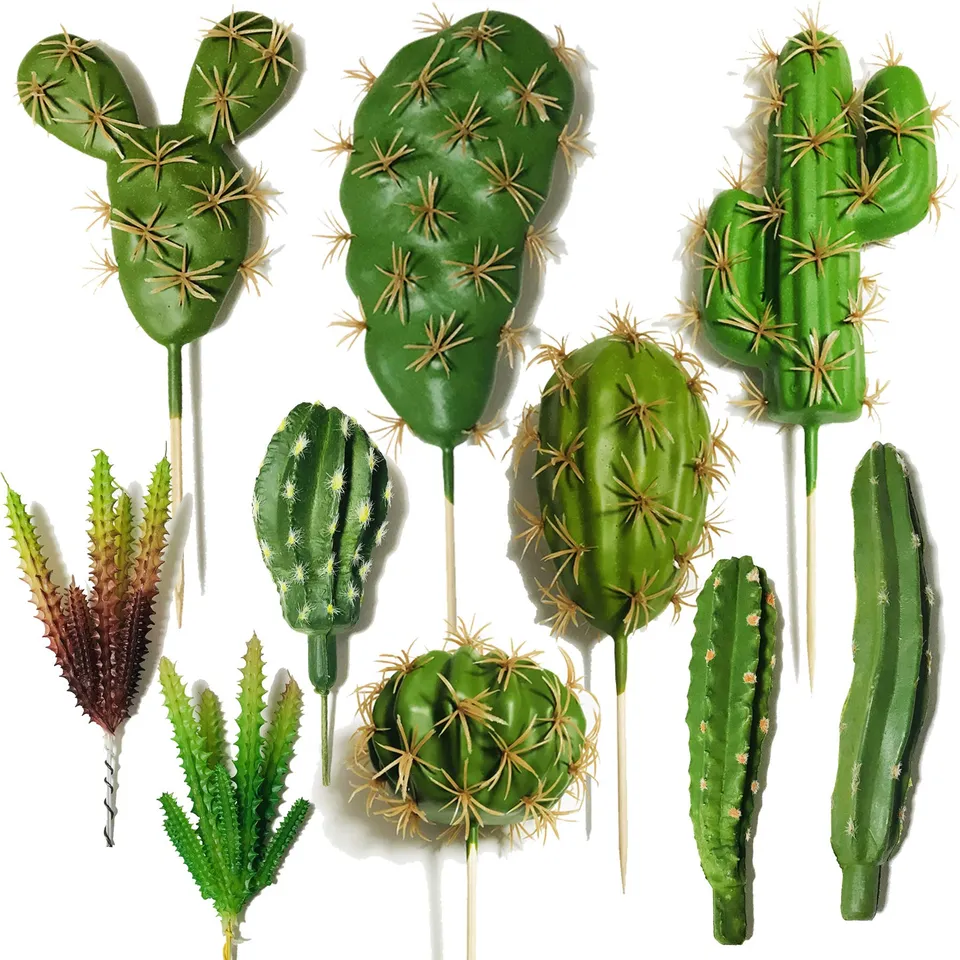 Cayway succulentes artificielles style 1 lot 10 cactus