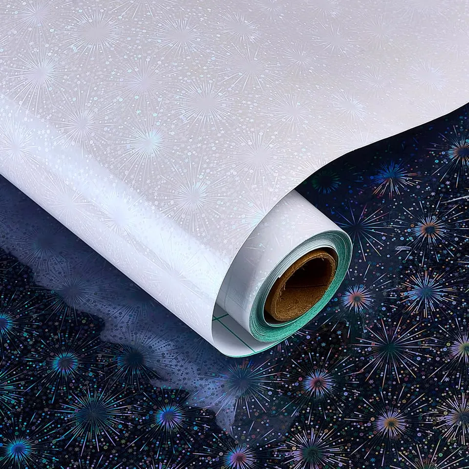 BENECREAT autocollant holographique 5m feux d'artifice