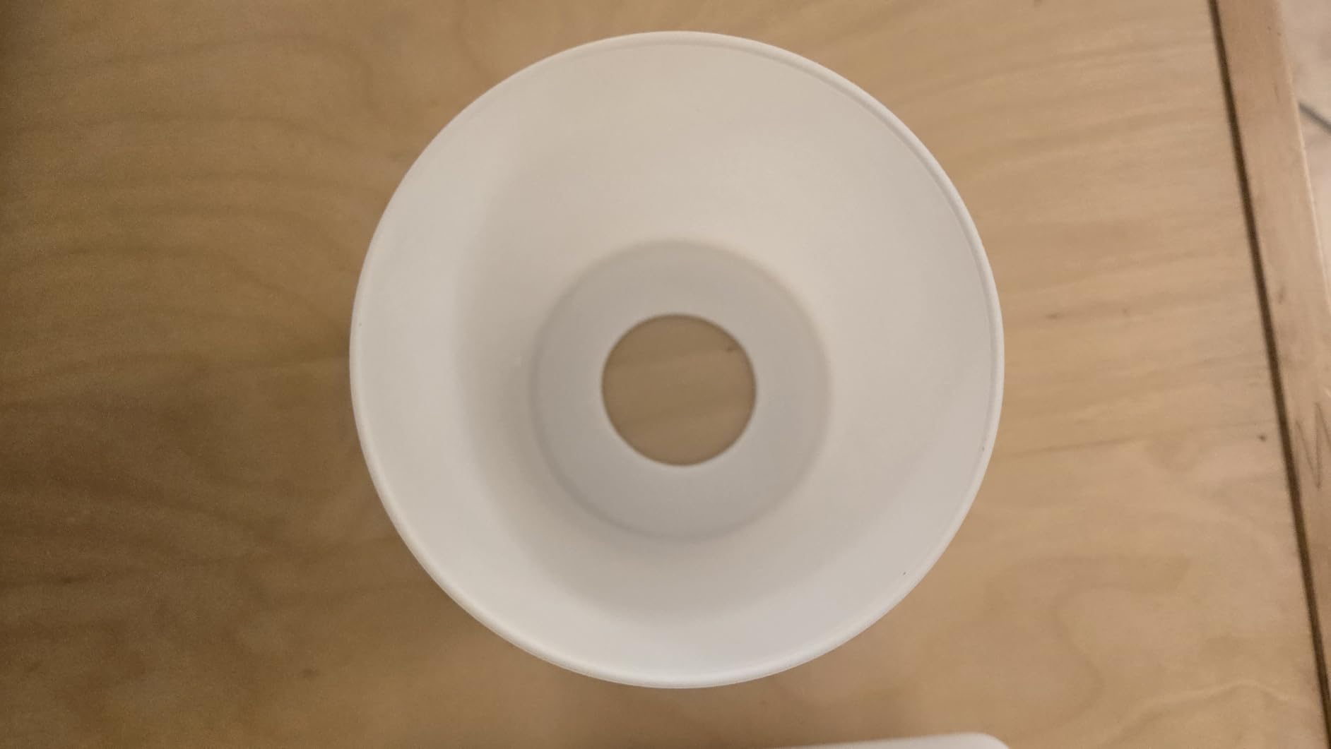 BENECREAT Abat-jour Verre Blanc Givré 9x13cm Lot de 2 E27