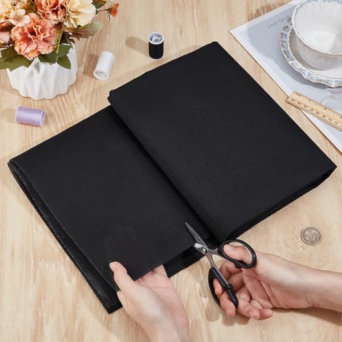 BENECREAT Entoilage Thermocollant Noir 100x113,8cm Tissé