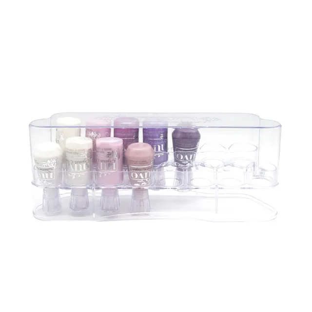 Nuvo Stackable Drop Storage Rangement Acrylique 15 Flacons