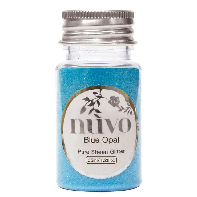 Nuvo Pure Sheen Blue Opal paillettes fines 35ml irisé