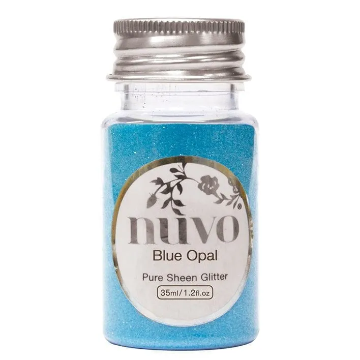 Nuvo Pure Sheen Blue Opal paillettes fines 35ml irisé