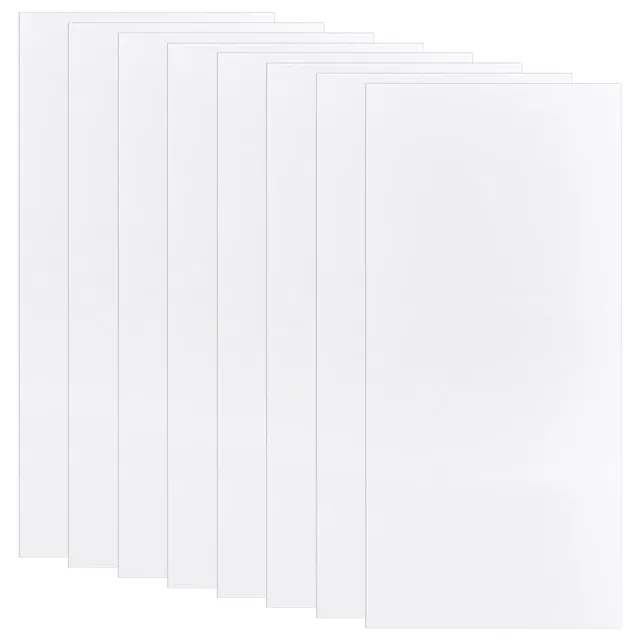 BENECREAT feuilles mousse PVC blanc 40x20cm 2mm 8pcs