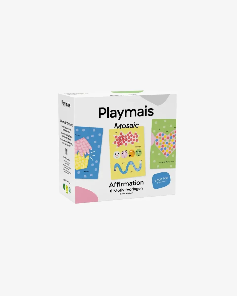 PLAYMAÏS Mosaic Affirmation cartes créatives émotions