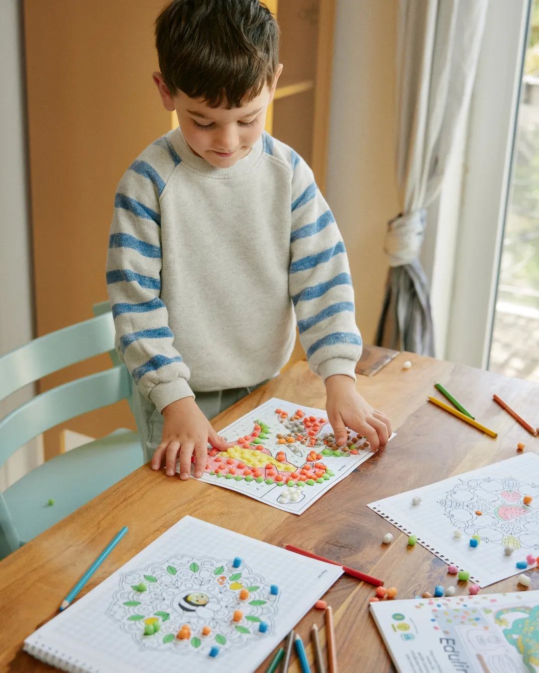 Playmaïs Eduline Mosaic livre activité 40 pages