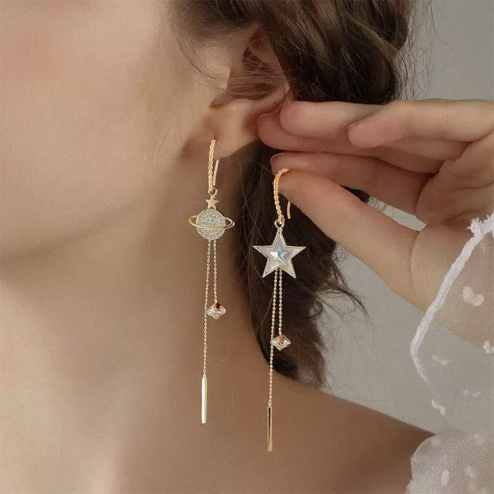 BENECREAT clous oreilles plaqué or 14K crochets