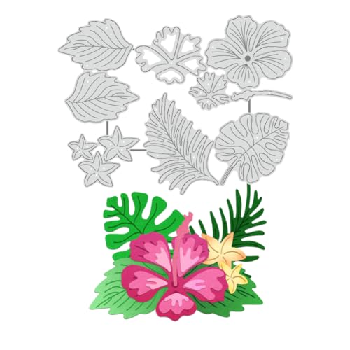 BENECREAT Hibiscus matrice de découpe 11,7x15 cm