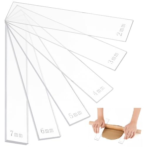 BENECREAT guides profondeur argile polymère 12 pcs 6 tailles