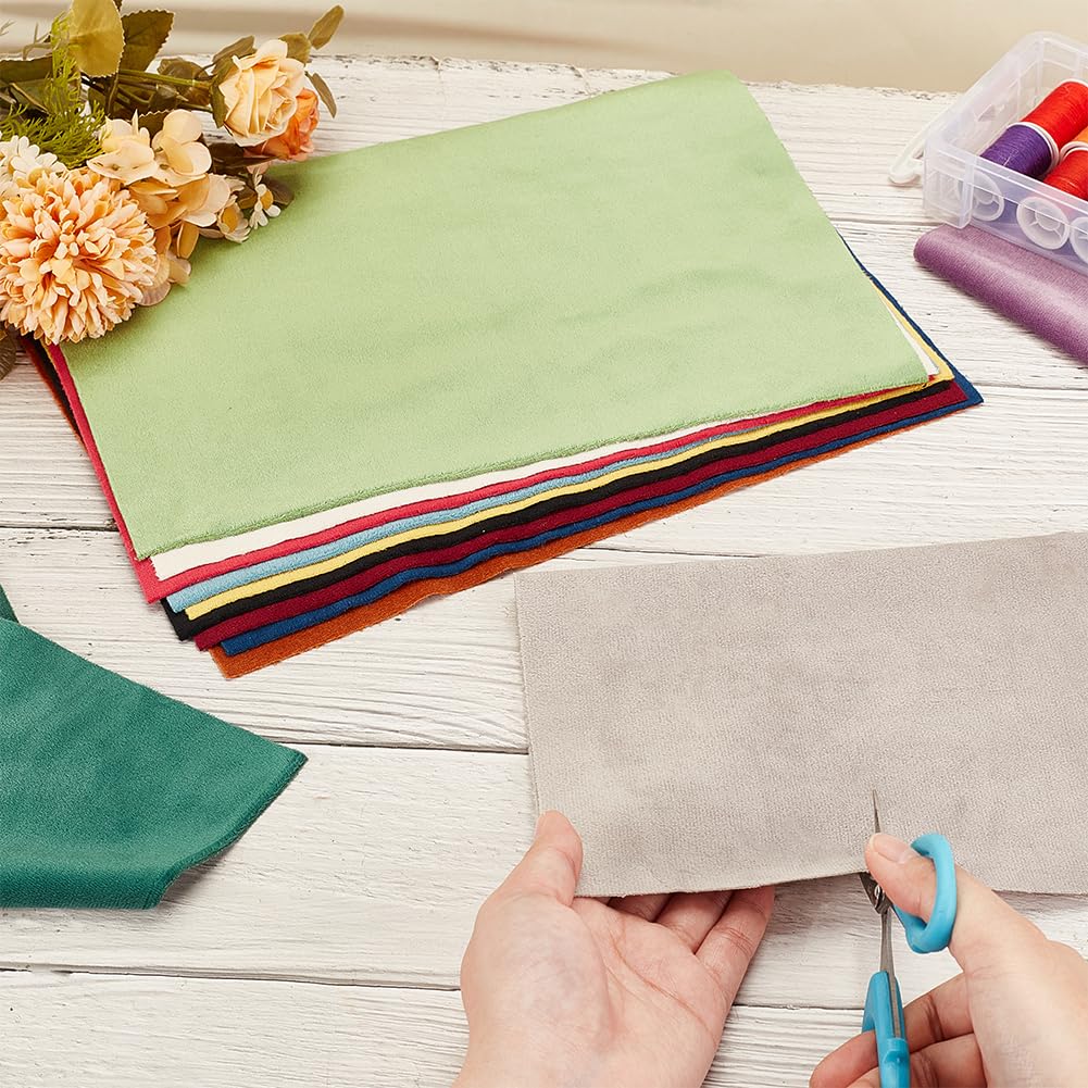 BENECREAT tissu velours double face 29x20 cm 12 feuilles