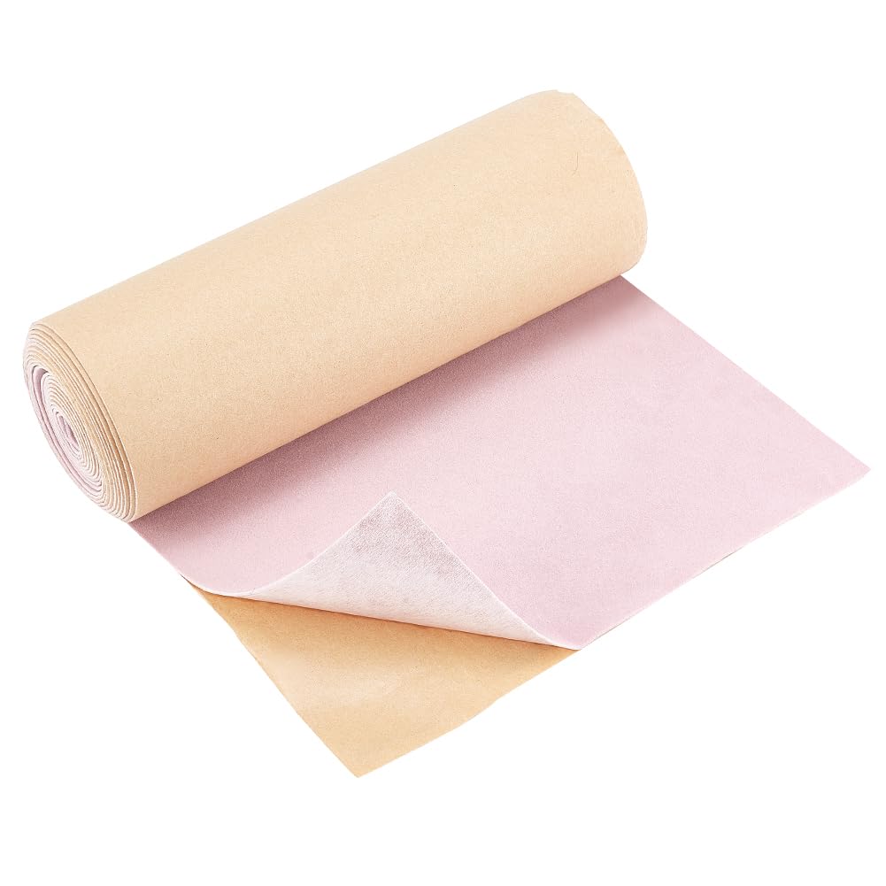 BENECREAT rouleau velours adhésif bleu foncé 40 cm x 3 m