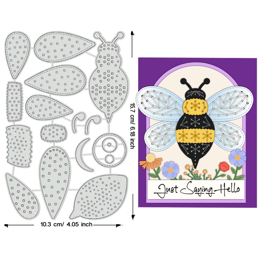 BENECREAT Abeille matrice de découpe métal ailes 0,8 mm