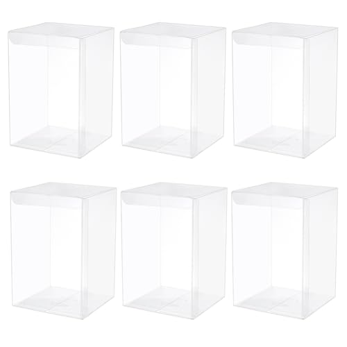 Benecreat boîte cadeau transparente 10x10x15 cm lot 10 PVC