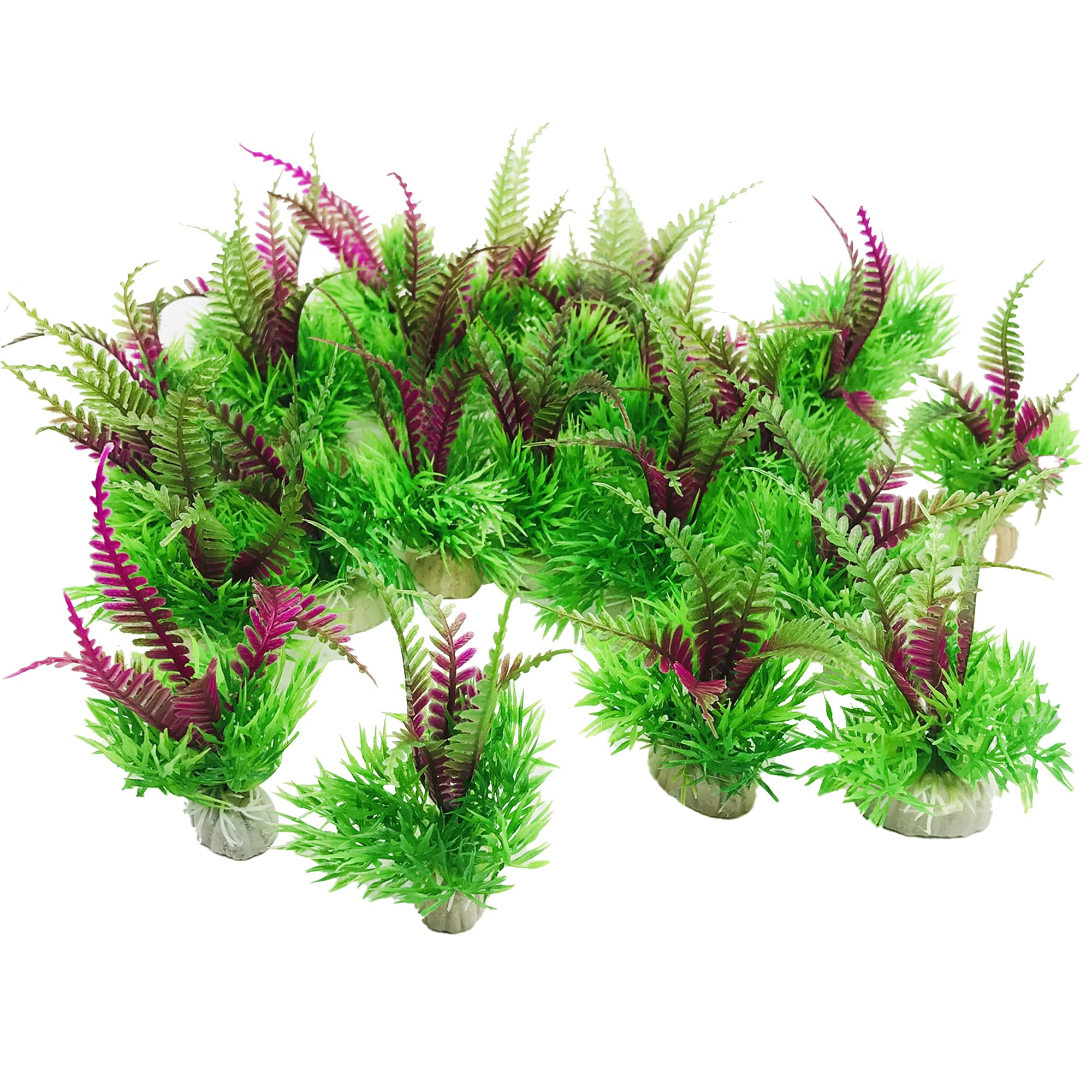 Cayway Plantes Aquarium Artificielles 27 pcs Arbre Boule