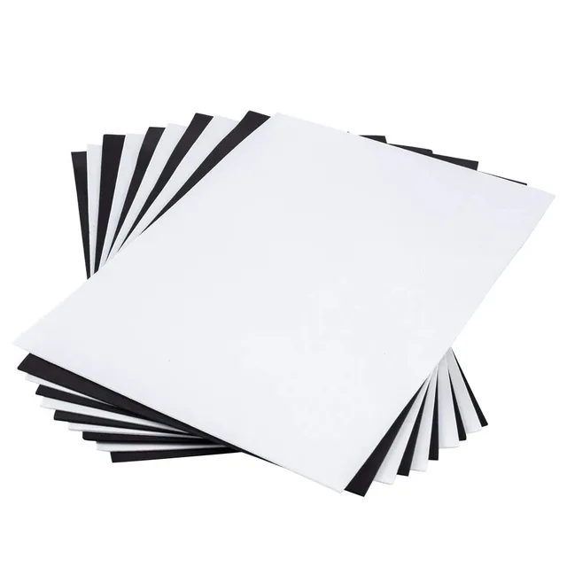 BENECREAT Feuilles Mousse EVA Noir Blanc A4 20 pcs 2 mm