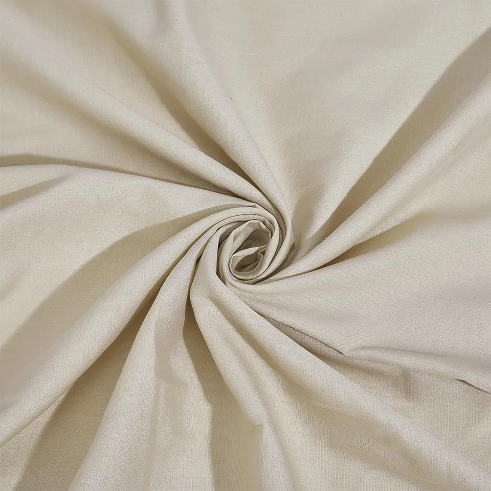BENECREAT Tissu Polycoton BurlyWood Rouleau 2m x 1,5m Couture