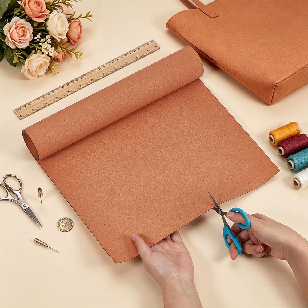 BENECREAT Rouleau raidisseur cuir 150x35cm 0,6mm sable
