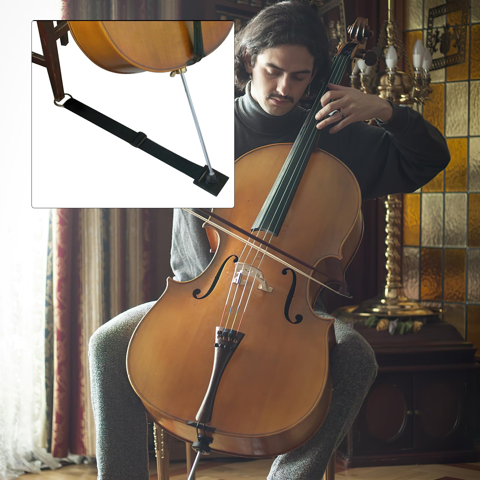 ROSENICE embout pique violoncelle antidérapant ancre