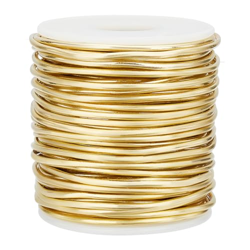 BENECREAT Fil laiton doré 2mm 20m CWIR-WH0018-02-EU bijoux