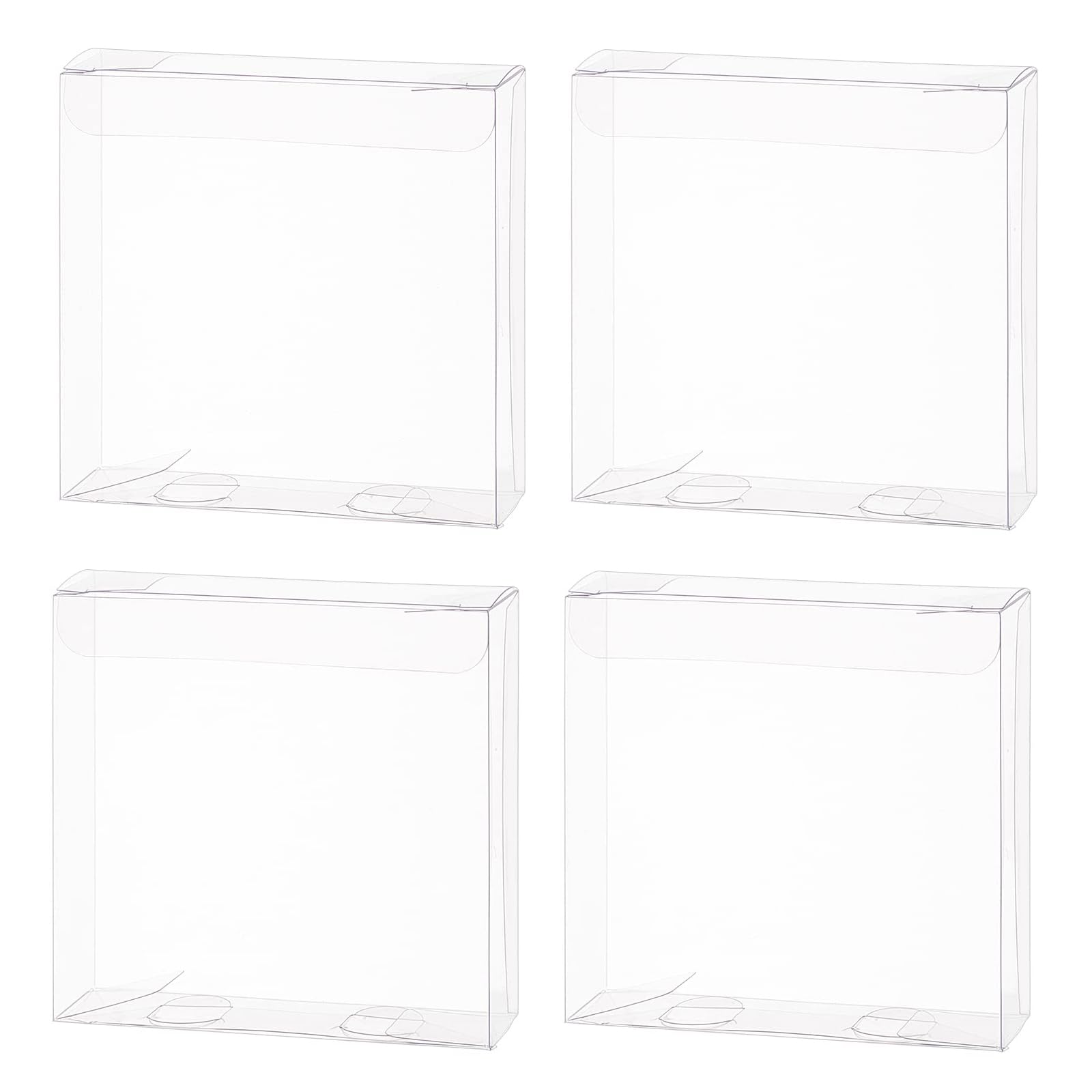 BENECREAT Boîte PVC Transparente 7x7x16cm Lot de 20 Mariage