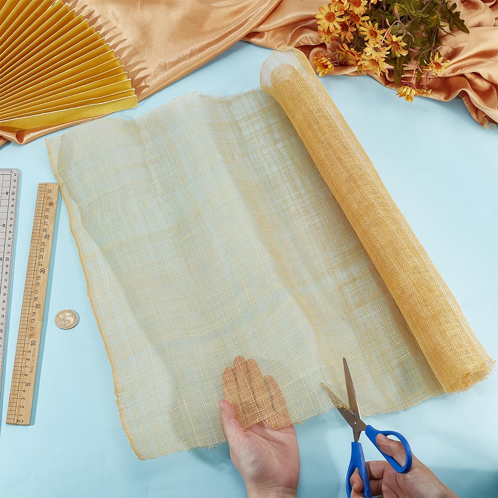BENECREAT tissu sinamay blé chapellerie 0,5x0,91m