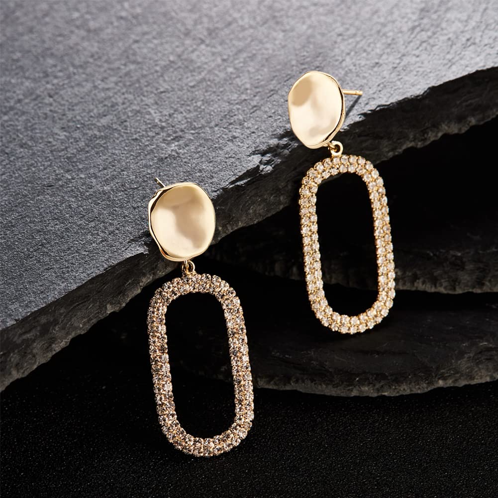 BENECREAT Clous Oreilles Plaqué Or 18K 12pcs À Trou