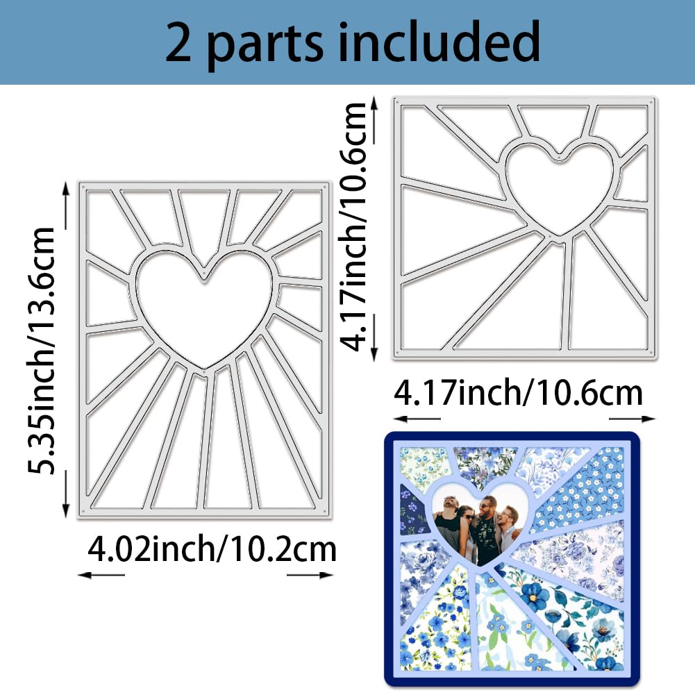 BENECREAT Bordure Radiale Coeur matrices de découpe 2 pcs acier