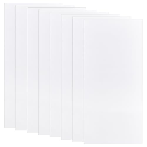 BENECREAT feuilles mousse PVC blanc 40x20cm 2mm 8pcs